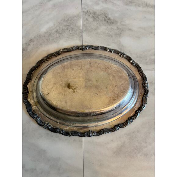 F. B. Rogers Silver Plate Oval Serving Bowl/Dish. 11.5” X 8.75” #6005 - Picture 4 of 7